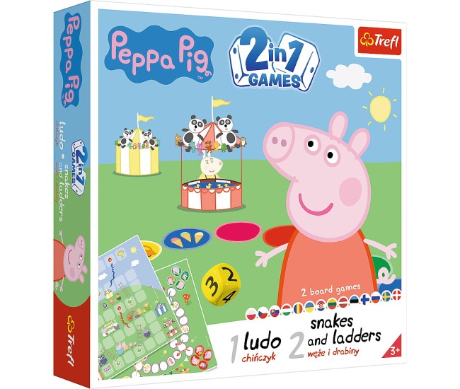 Joc peppa pig 2in1 ludo si serpisori scari Joc peppa pig 2in1 ludo si serpisori scari