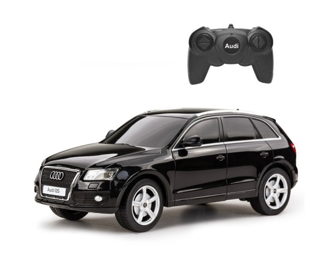 Masina cu telecomanda audi q5 negru cu scara 1 la 24 Masina cu telecomanda audi q5 negru cu scara 1 la 24