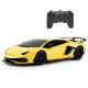 Masina cu telecomanda lamborghini aventador svj galben cu scara 1 la 24 Masina cu telecomanda lamborghini aventador svj galben cu scara 1 la 24