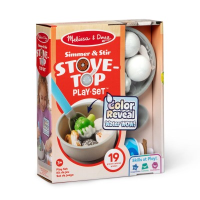 Melissa and doug set de joaca pentru gatit cu schimbarea culorii water wow