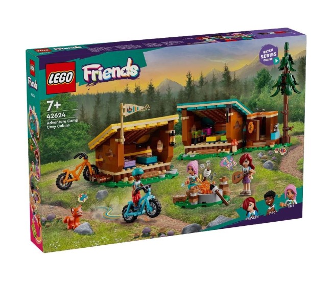 Lego friends cabane confortabile in tabara de aventuri 42624 Lego friends cabane confortabile in tabara de aventuri 42624