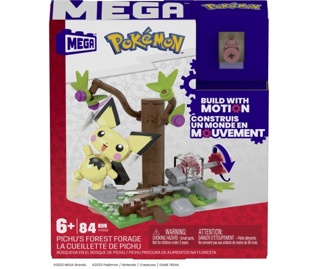 Pokemon mega set de constructie forajele forestiere ale lui pichu Pokemon mega set de constructie forajele forestiere ale lui pichu