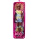 Papusa barbie fashionista cu par afro blond Papusa barbie fashionista cu par afro blond