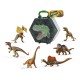 Nature world dino set 6 dinozauri in cutie piramida