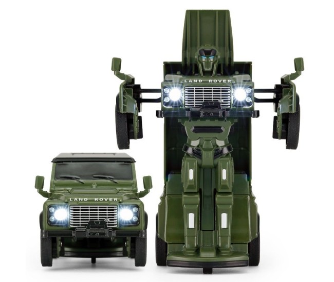 Masinuta metalica convertibila land rover defender verde cu scara 1 la 32 Masinuta metalica convertibila land rover defender verde cu scara 1 la 32