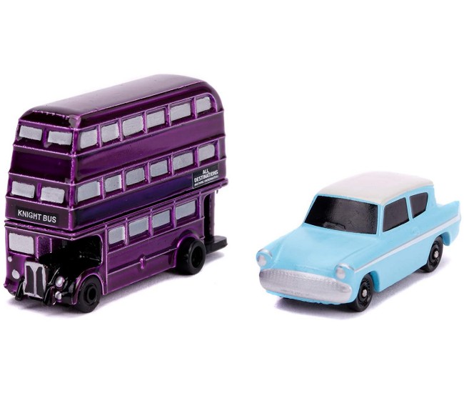 Harry potter2 set 2 masinute the knight bus si ford anglia 1959 Harry potter2 set 2 masinute the knight bus si ford anglia 1959