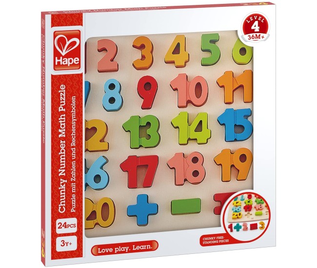 Hape puzzle matematica chunky Hape puzzle matematica chunky