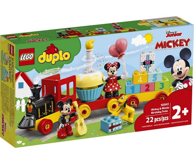 Lego duplo  trenul zilei aniversare mickey si minnie 10941