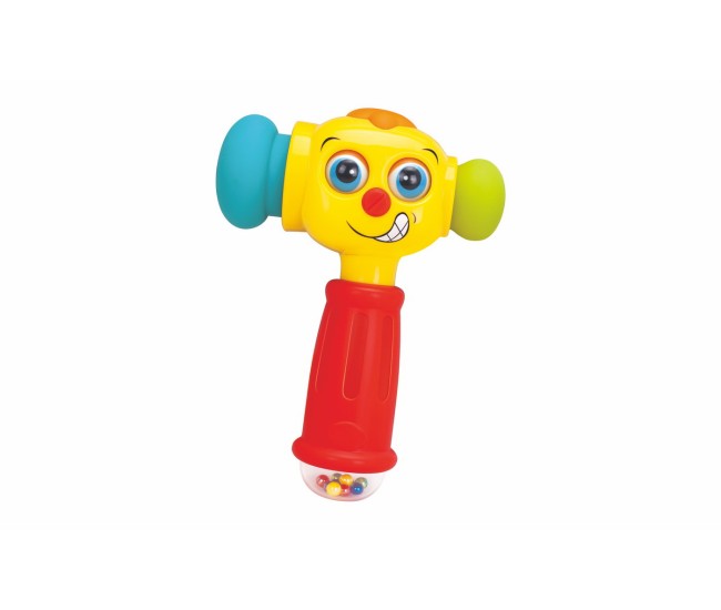 Ciocan interactiv si educativ cu lumini si sunete Ciocan interactiv si educativ cu lumini si sunete