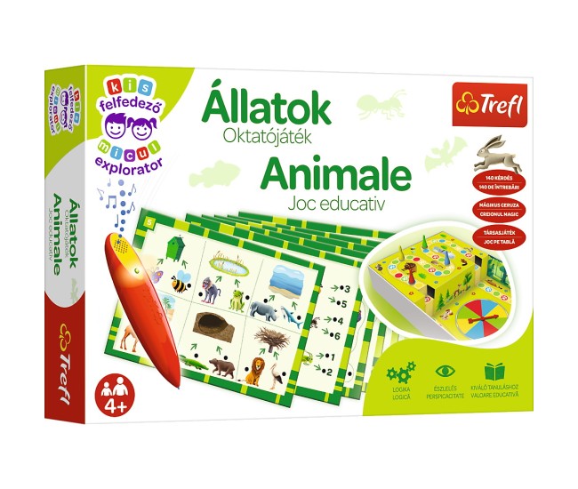 Joc animalele cu creion magic Joc animalele cu creion magic