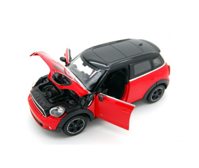 Masinuta metalica minicooper rosu scara 1 la 24 Masinuta metalica minicooper rosu scara 1 la 24