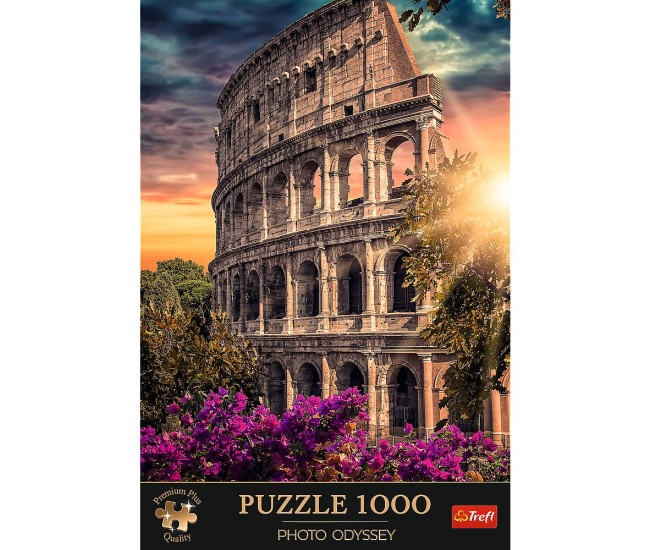 Puzzle trefl 1000 premium plus colosseum amfiteatrul din roma Puzzle trefl 1000 premium plus colosseum amfiteatrul din roma