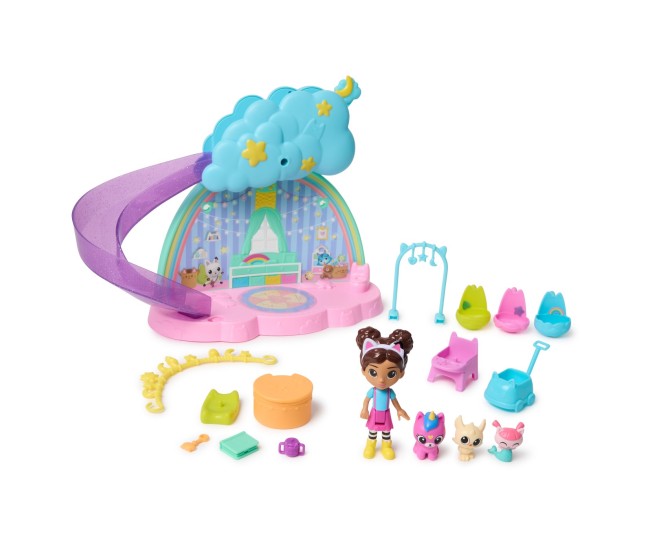 Gabbys dollhouse set camera de joaca kitty care ear purrfect