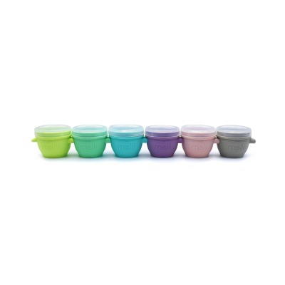 Set 6 recipiente silicon snap&go, melii, 59 ml Set 6 recipiente silicon snap&go, melii, 59 ml