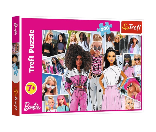 Puzzle trefl 200 barbie in lumea lui barbie Puzzle trefl 200 barbie in lumea lui barbie