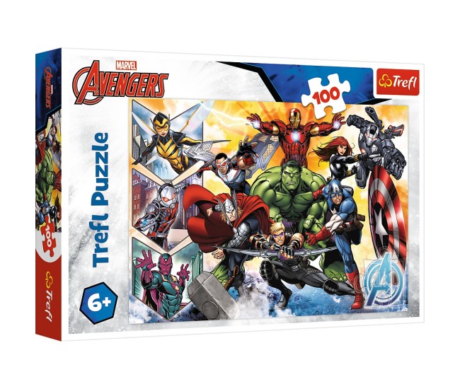 Puzzle trefl 100 marvel avengers puterea razbunatorilor Puzzle trefl 100 marvel avengers puterea razbunatorilor