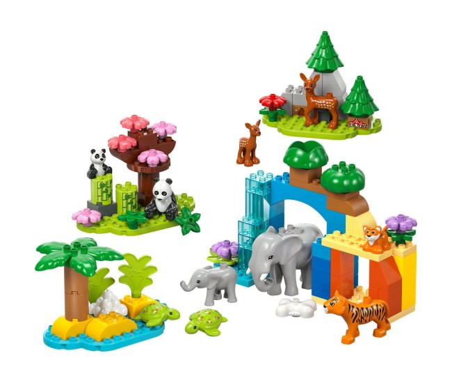 Lego duplo familii de animale salbatice 3 În 1 10446 Lego duplo familii de animale salbatice 3 În 1 10446