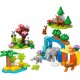 Lego duplo familii de animale salbatice 3 În 1 10446 Lego duplo familii de animale salbatice 3 În 1 10446