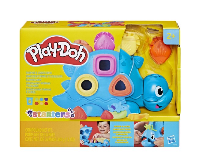 Play doh jucarie cu activitati dinozaur cu forme si culori Play doh jucarie cu activitati dinozaur cu forme si culori