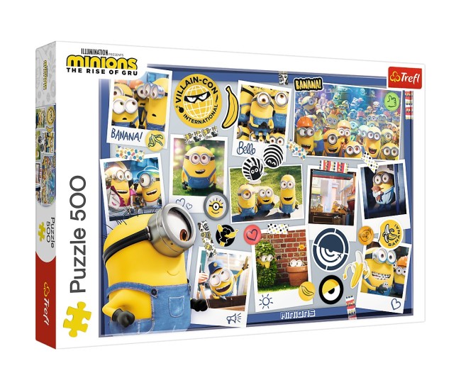 Puzzle trefl 500 minionii colectia foto