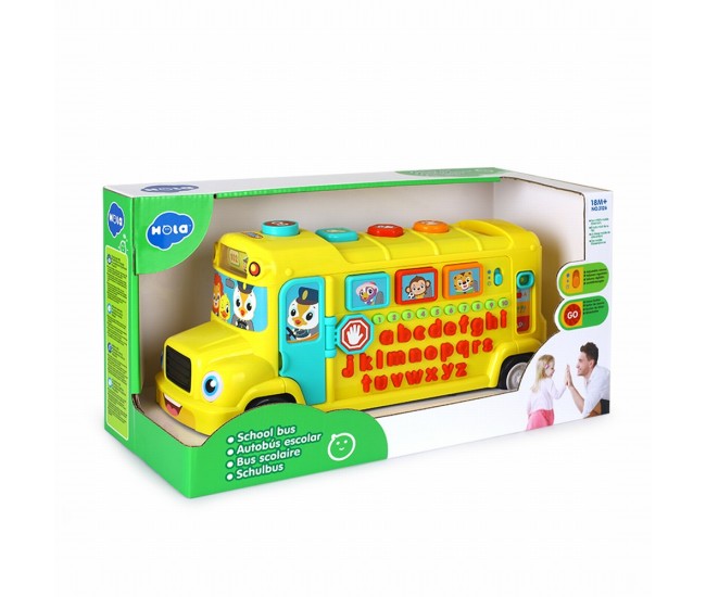 Autobuz scolar educativ cu sunete si lumini Autobuz scolar educativ cu sunete si lumini