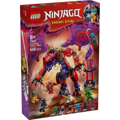 Lego ninjago dragonul haosului thunderfang 71832