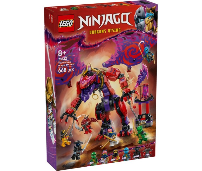 Lego ninjago dragonul haosului thunderfang 71832