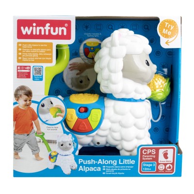 Winfun jucarie de impins alpaca