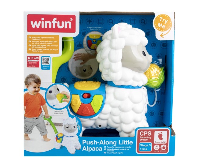 Winfun jucarie de impins alpaca