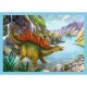 Puzzle trefl 4in1 lumea dinozaurilor Puzzle trefl 4in1 lumea dinozaurilor