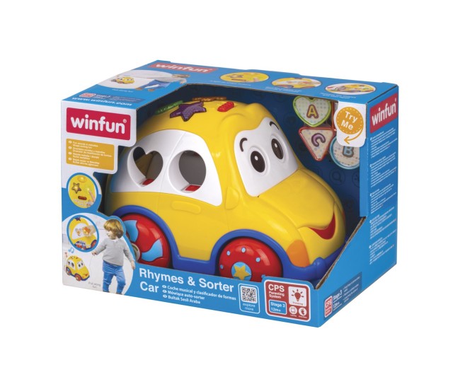 Winfun jucarie masina de sortat forme cu sunete Winfun jucarie masina de sortat forme cu sunete