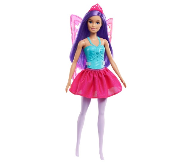 Barbie papusa barbie zana cu par mov Barbie papusa barbie zana cu par mov