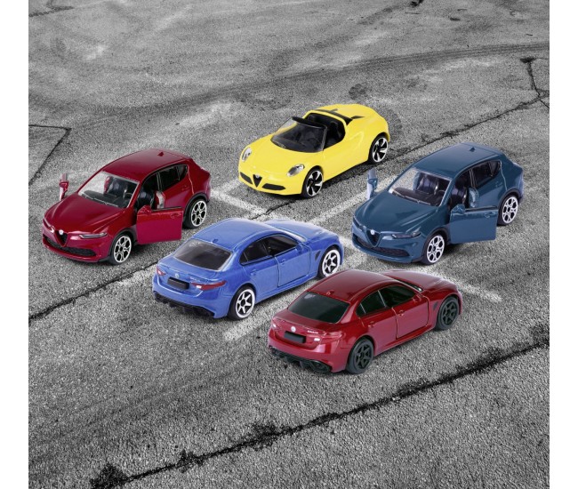 Majorette masinute metalice set 5 masini alfa romeo Majorette masinute metalice set 5 masini alfa romeo