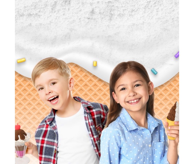 Kinetic sand set inghetata si prajiturele colorate si parfumate Kinetic sand set inghetata si prajiturele colorate si parfumate