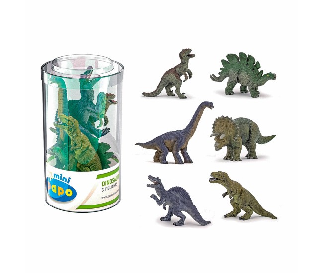 Papo figurina set 6 mini figurine dinozauri Papo figurina set 6 mini figurine dinozauri