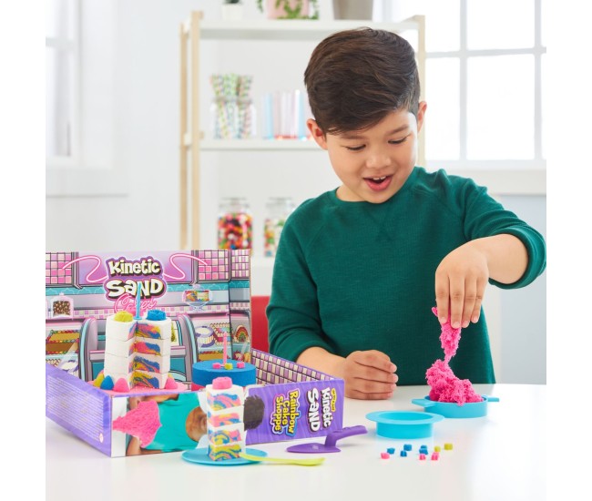 Kinetic sand set nisip cofetaria curcubeu Kinetic sand set nisip cofetaria curcubeu