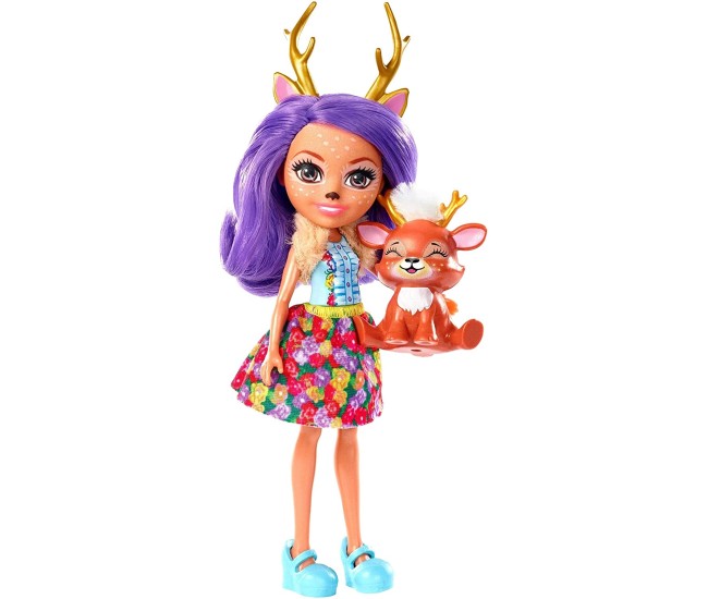 Enchantimals papusi cu animalute danessa deer si sprint Enchantimals papusi cu animalute danessa deer si sprint