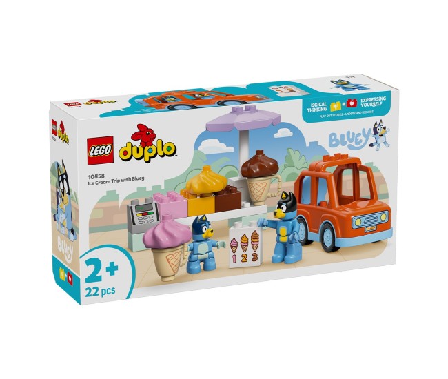 Lego duplo vizita cu blue la furgoneta de inghetata 10458 Lego duplo vizita cu blue la furgoneta de inghetata 10458