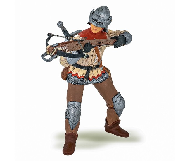 Papo figurina cavaler cu arbaleta rosu Papo figurina cavaler cu arbaleta rosu
