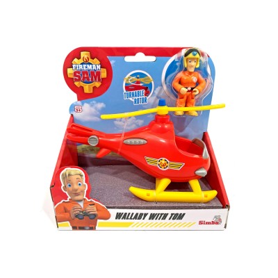 Pompierul sam elicoperul wallaby cu figurina tom thomas