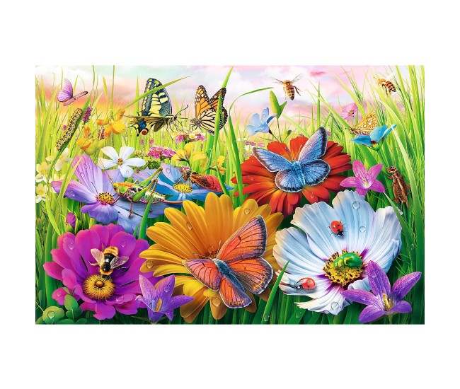 Puzzle trefl 300 easy piece insecte in lunca Puzzle trefl 300 easy piece insecte in lunca