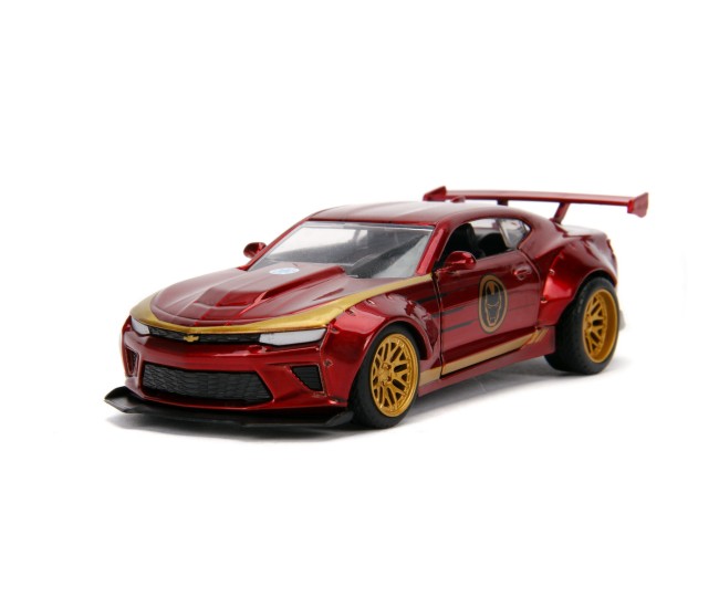 Masinuta metalica iron man 2016 chevy camaro ss scara 1 la 32 Masinuta metalica iron man 2016 chevy camaro ss scara 1 la 32