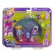 Polly pocket set 2 papusi si accesorii 28 piese Polly pocket set 2 papusi si accesorii 28 piese