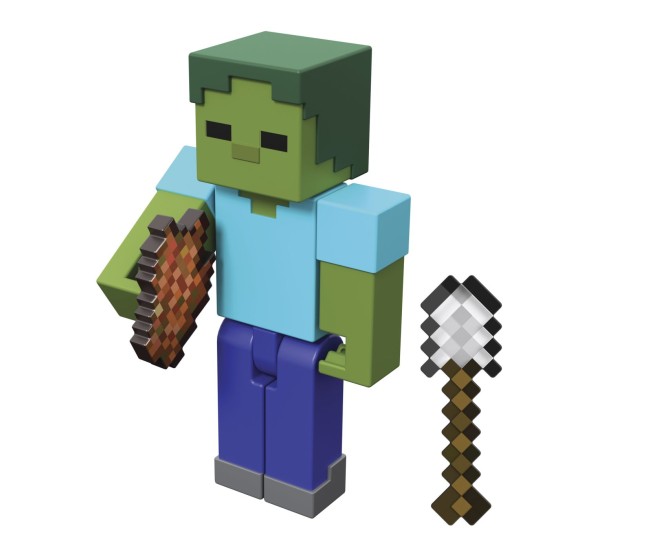 Minecraft craft a block figurina zombi 8cm Minecraft craft a block figurina zombi 8cm