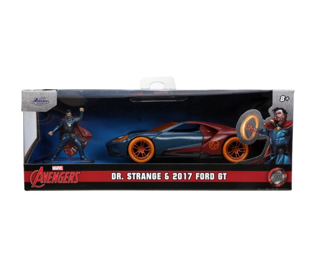 Jada marvel masinuta metalica ford gt scara 1:32 si figurina metalica doctor strange Jada marvel masinuta metalica ford gt scara 1:32 si figurina metalica doctor strange
