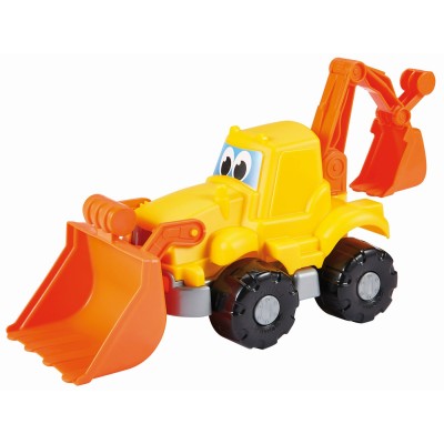 Ecoiffier jucarie 2in1 excavator si buldozer