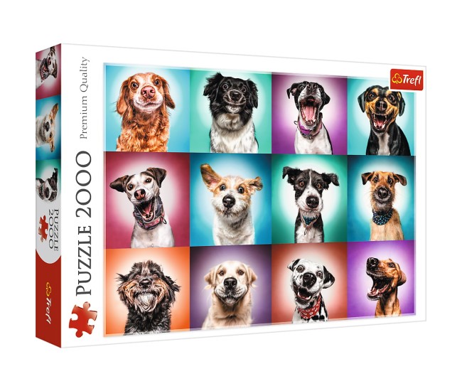 Puzzle trefl 2000 catelusii amuzanti Puzzle trefl 2000 catelusii amuzanti
