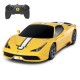 Masina cu telecomanda ferrari 458 speciale a galben cu scara 1 la 24 Masina cu telecomanda ferrari 458 speciale a galben cu scara 1 la 24