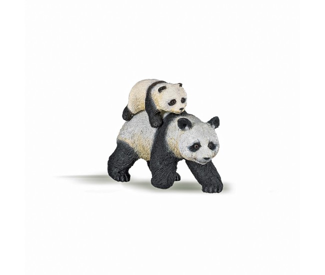 Papo figurina ursulet panda cu pui Papo figurina ursulet panda cu pui