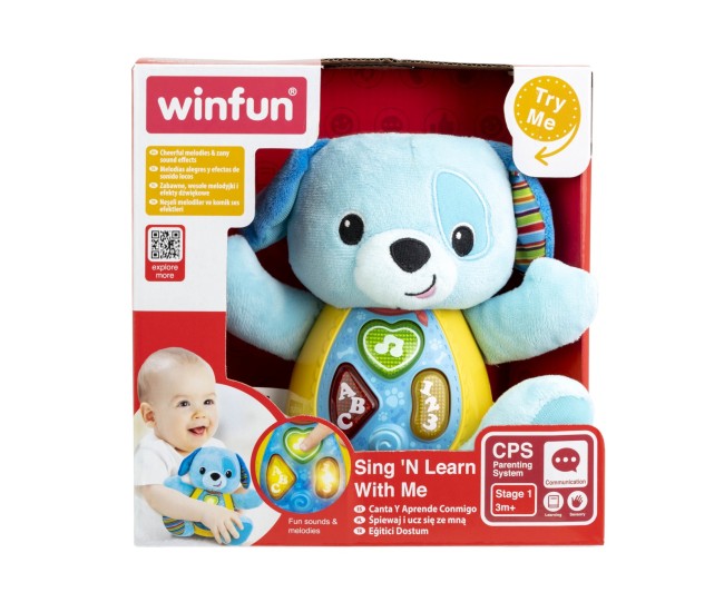 Winfun canta si invata cu catelusul blueberry Winfun canta si invata cu catelusul blueberry